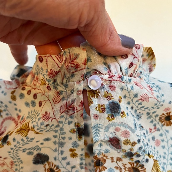 Sundance Ruffled top. Size small. - Picture 6 of 7